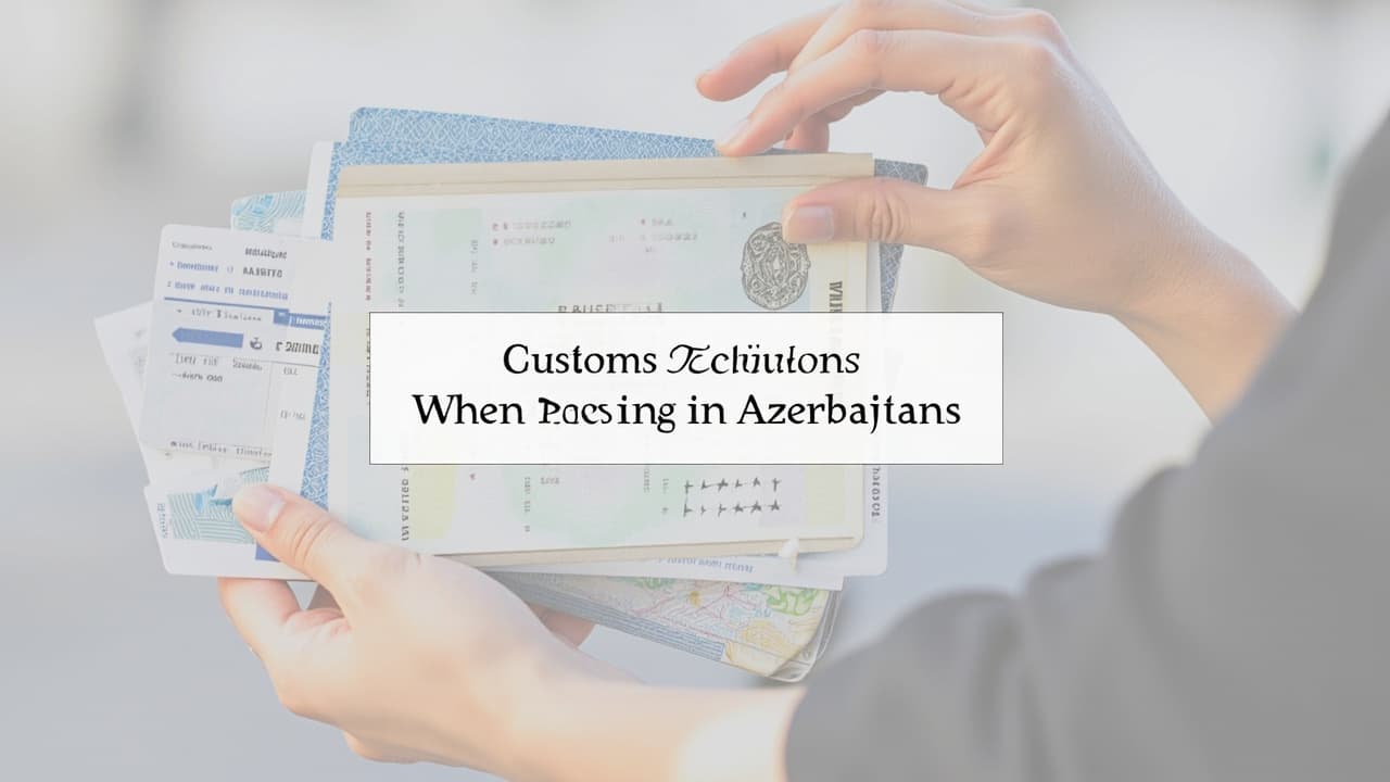 Customs Declarations When Arriving in Azerbaijan: A Practical Guide