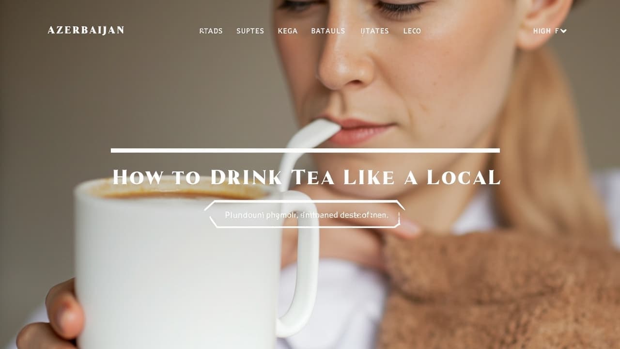 How to Drink Tea Like a Local in Azerbaijan